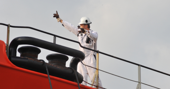 All ships in port to sound their horns on 1 May